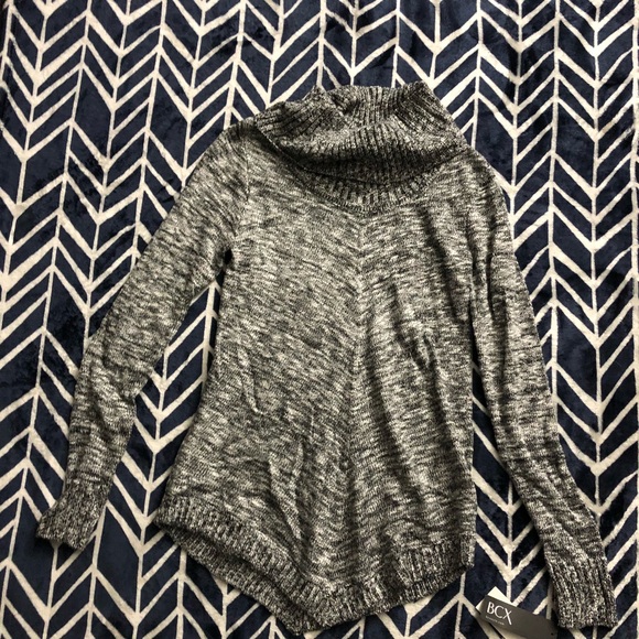 Bcx Gray cowl neck sweater - Picture 2 of 4